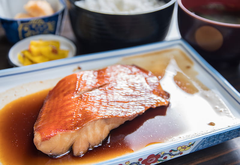 金目鯛の煮付け定食